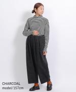 ヘリンボンウールシャギー　パンツ